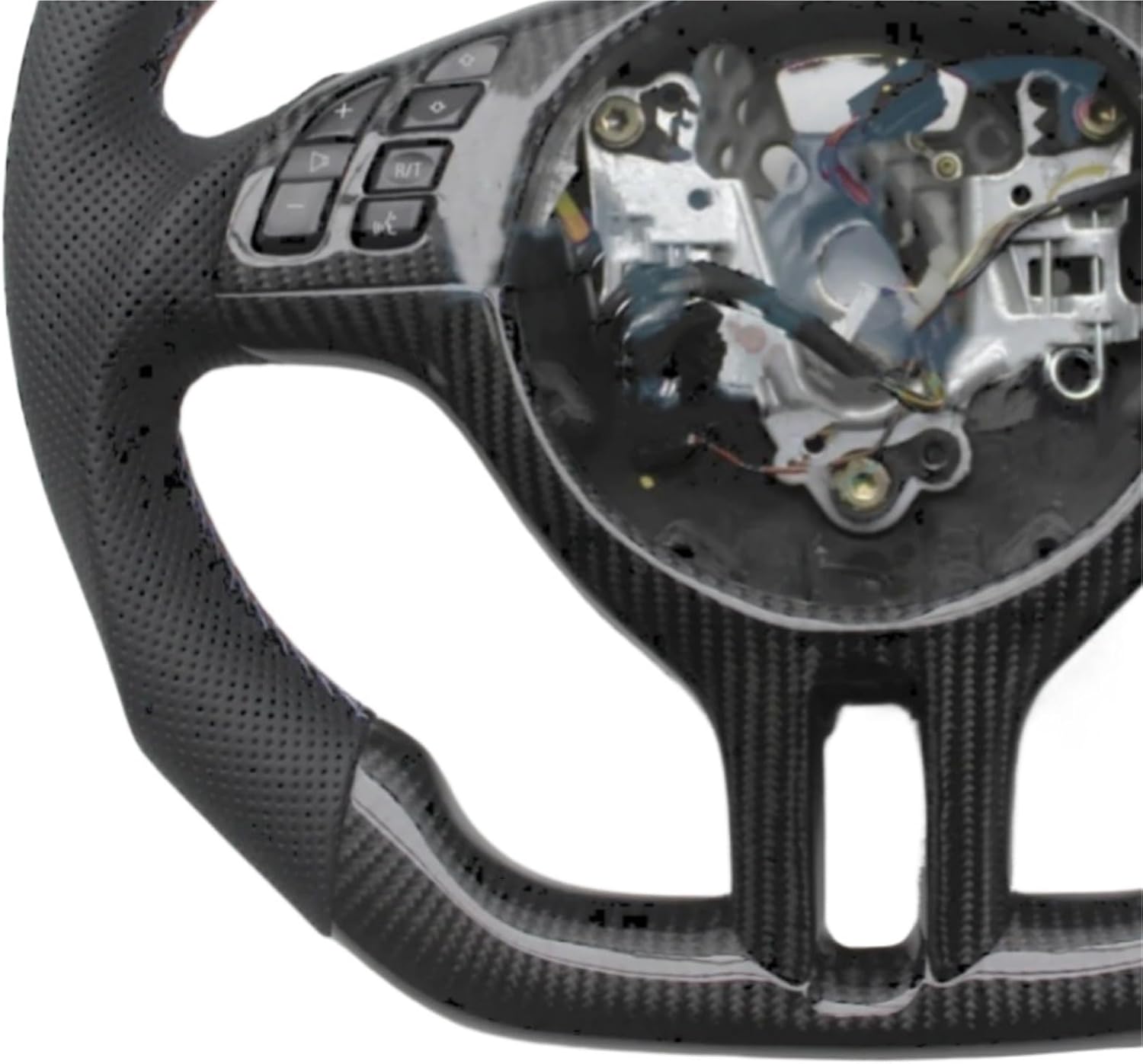 Replacement For BMW E46 3 Series Leather Carbon Fiber Steering Wheel 1997–2006 Car Accessories
