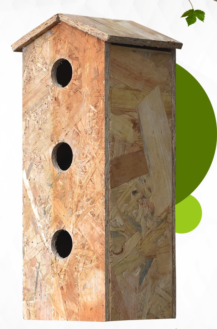 Skybeings Wooden Sparrow Bird House Wall Mount Bird Cage 15 x 36 x 13 cm No-3 (B0CR9CV87H) Amazon Price History, Amazon Price Tracker