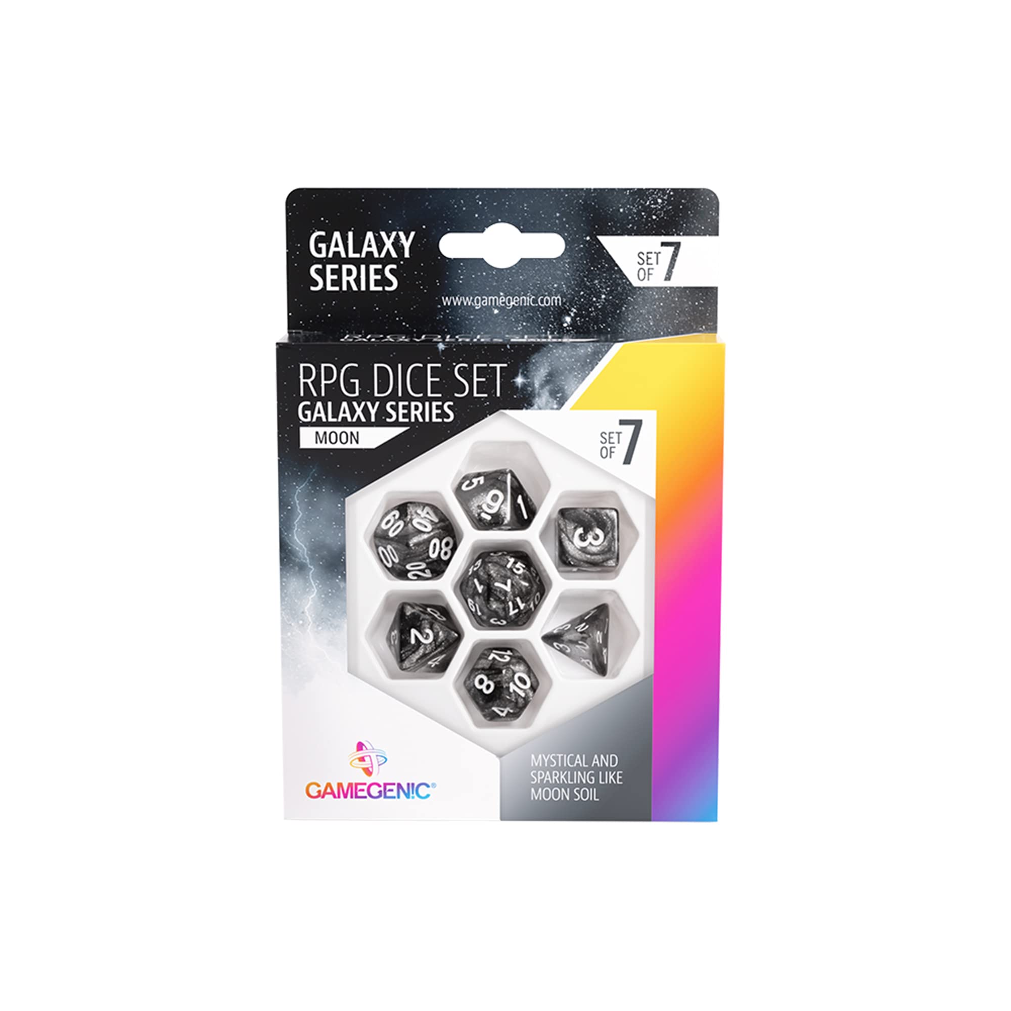 Moon Role Dice Set (7pcs)