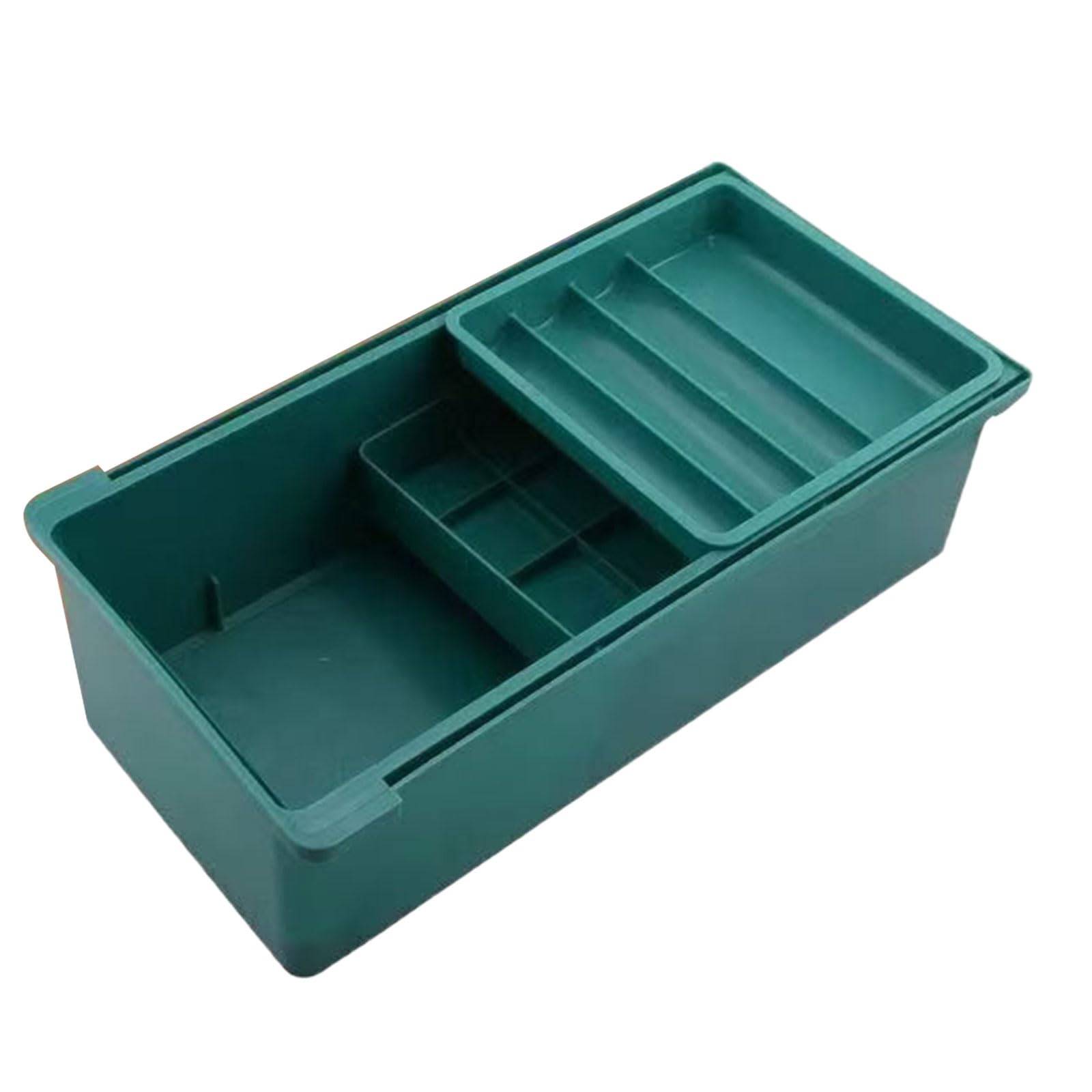 hogtnd Large 3 Layer Sewing Bobbins Tool Box with Compartments, Easy Access Spacious Storage Container for Sewing Accessories, Craft Box