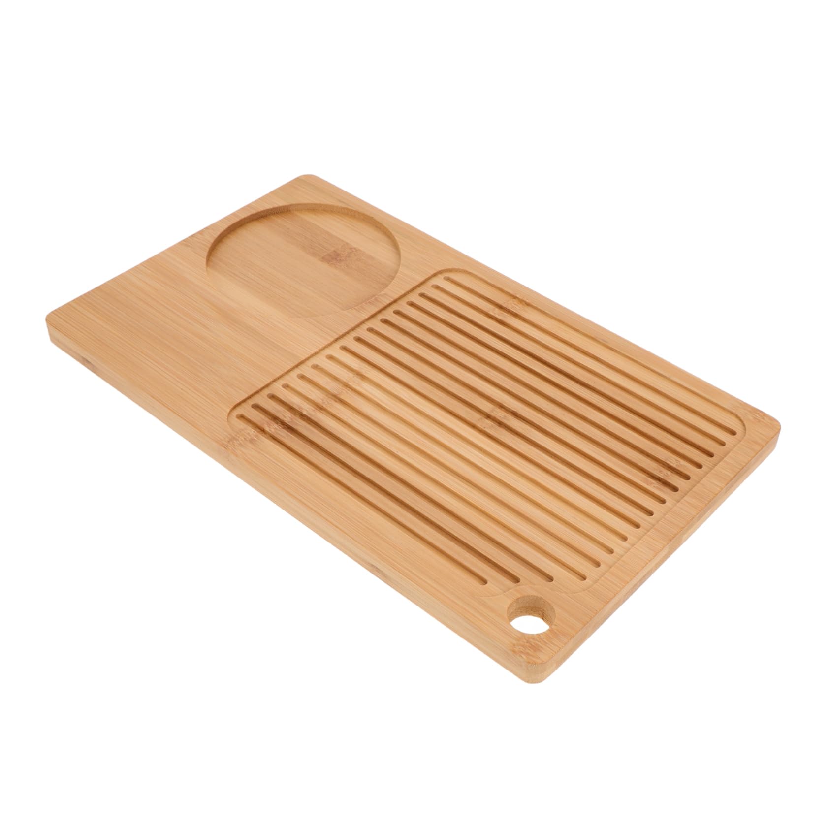 Bandeja Rectangular de Bambú Bandeja Decorativa para Servir Tazas de Té y Snacks Hogar