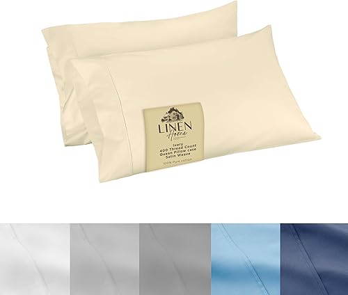 Miniatura 8 de Linen Home - Juego de sábanas de percal de 200 hilos