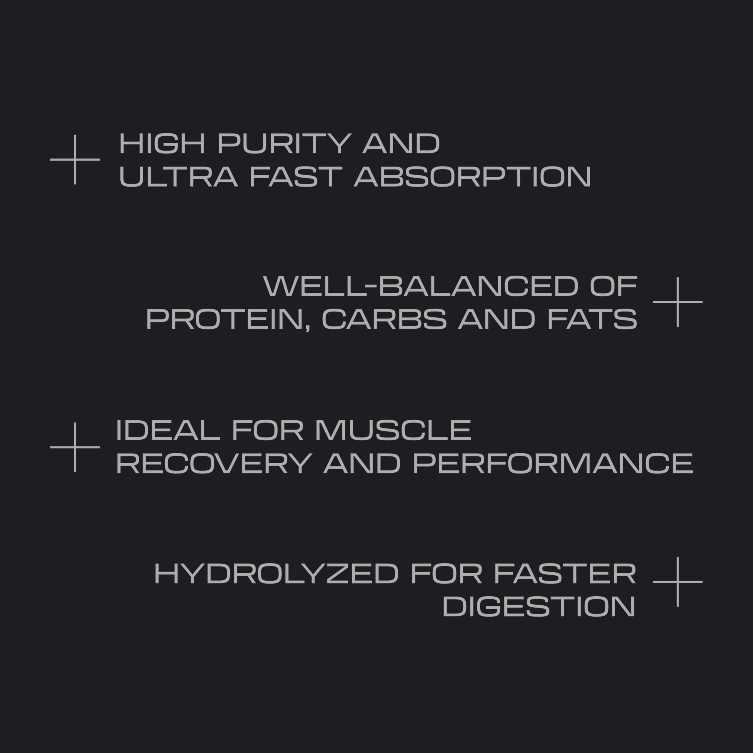 Beverly HYDRO PROTEIN Proteína hidrolizada de suero whey con Digezyme y Tolerase L 2 Kg 55 servicios Aumento de la masa muscular Cookies & Cream