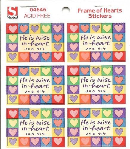 Amazon.com: Frame of Hearts Scripture Stickers (04646) : Toys & Games
