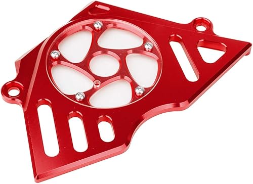 Miniatura 4 de FATExpress Motocicleta CNC aluminio delantero cadena guardia piñón motor cubierta para CBR 250 250R CBR250 CBR250R 2011 2012 2013 2014 (rojo)