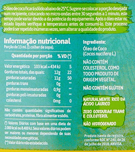Qualicoco Oleo Coco Sem Sabor 1 0L