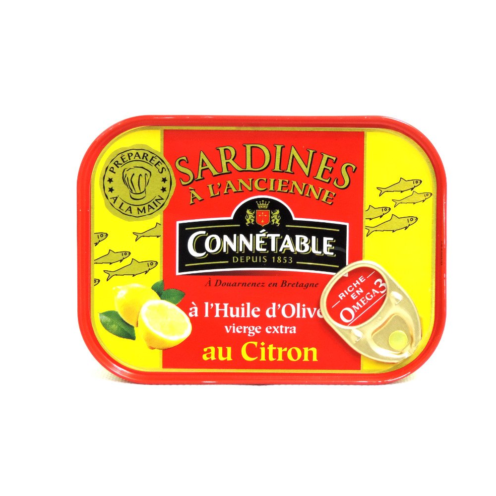 Connetable - Au Citron Sardines - 115g (Case of 15)