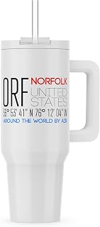 3dRose, International airport code ORF, Norfolk, Virginia, United States, 30oz Tumbler