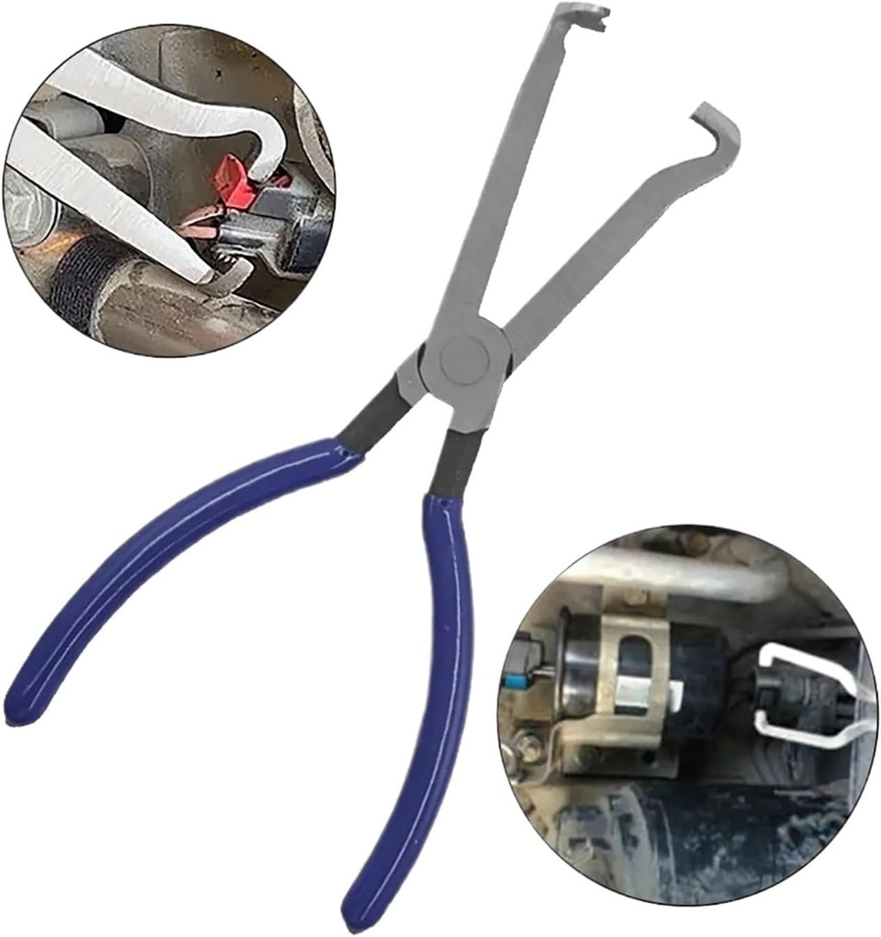 Electrical Disconnect Pliers Automotive Line Breaker Curved Shape Tool Locking Push Tab Connectors