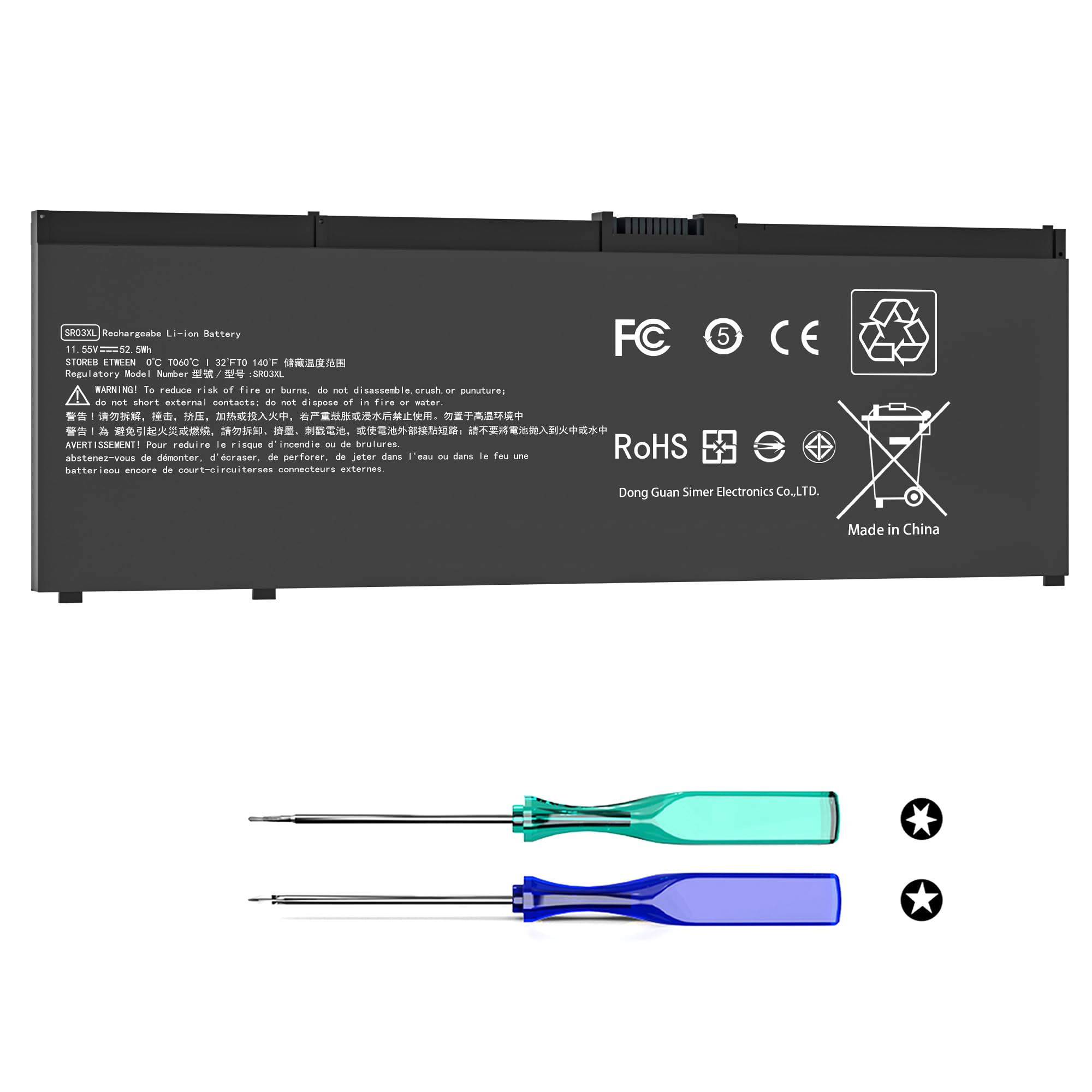 Amazon.com: SR03XL L08855-855 Laptop Battery Replacement for HP
