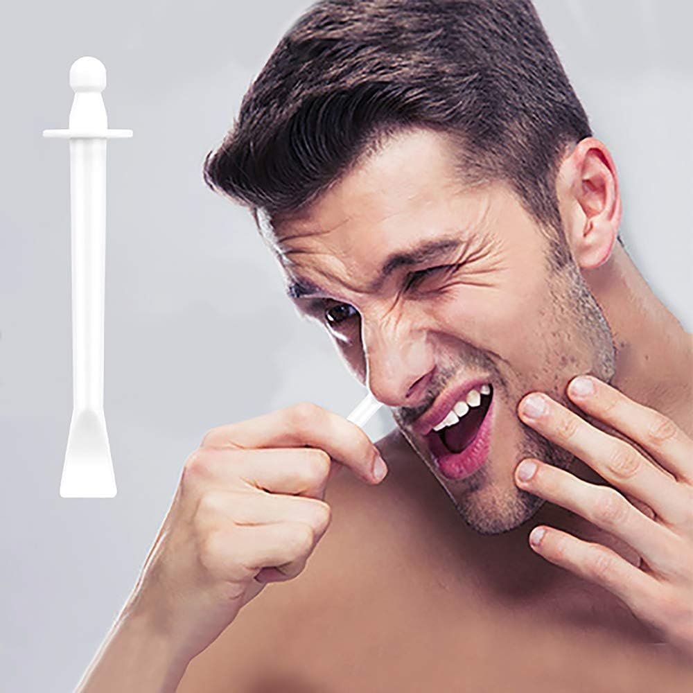 Nose Wax Applicators Sticks Spatulas for Nostril Nasal Waxing Ear Eyebrow Facial Hair Removal