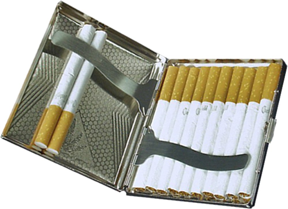 Super King Size Metal Cigarette Case for 20 Cigarettes : Amazon.com.be:  Health & Personal Care