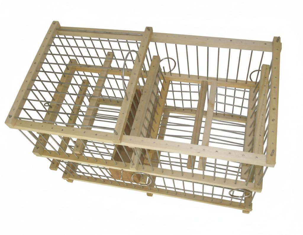 Trampa para pájaros de repetición, 31 x 25 x 15 cm, reinicio automático, diseño Humano