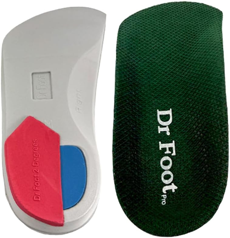 Dr Foot Pro Supination Insoles (3/4 Length) Pair Medium