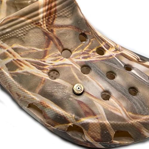 (3Pk) Bullet Casing Shoe Charms For Crocs - Military, Army, Police, Shooting, Hunting (300 Blackout (Brass)) #TOP9