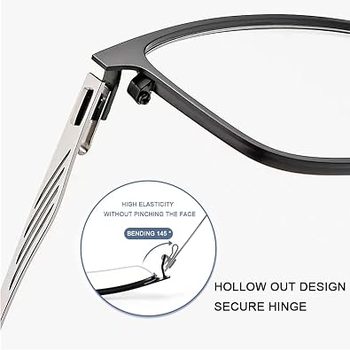 Transition Photochromic Multifocus Spring Hinge Progressive Reading Glasses Anti Blue Light Sunglasses UV Sun Readers