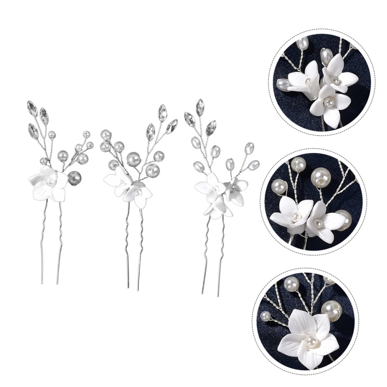 minkissy 15pezzi Forcine Per Forma Di u Con Eleganti Accessori Per Matrimonio e Cerimonie Decorazioni Per Sposa e Damigelle