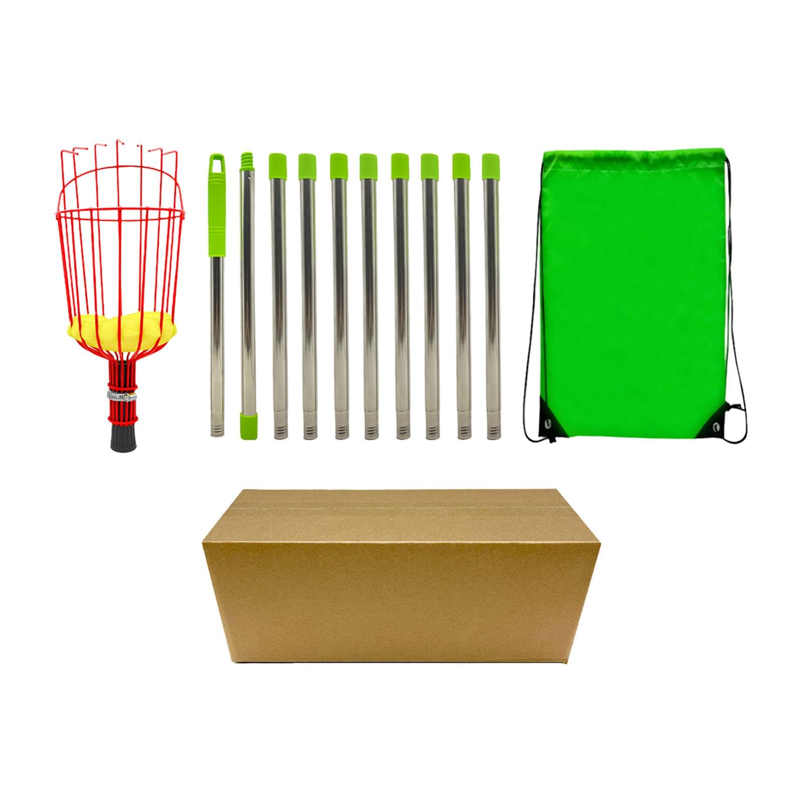 LekLai Recolector de Frutas, Recolector de Frutas Cosechadora Recolección de Frutas Herramientas de Jardín Equipo de Recolección de Frutas para Mango Y Pera/4 Meter