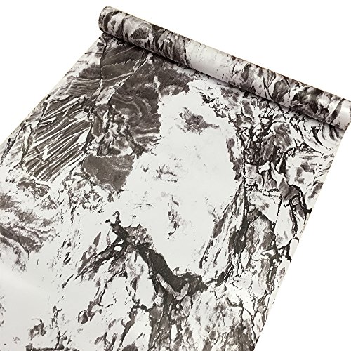 Yifely Granite Marble Effect Furniture Paper Self-Adheisve Shelf Liner Countertop Sticker 17.7 Inches By 9.8 Feet #TOP29