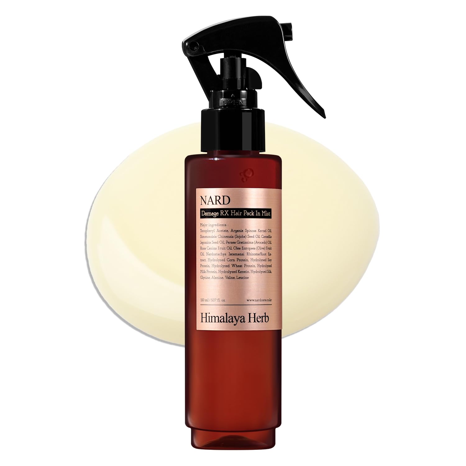 NARD Damage RX Hair Pack In Mist 150ML / 5.07 FL OZ - Repairing Hair Treatment Spray, Nourishing Leave-In Conditioner, Hydration for Dry & Damaged