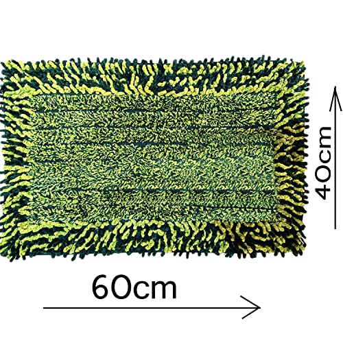 Image of Door Mats for Home | Door Mats for Home Entrance | Door Mat for Bathroom| Soft & Super Absorbent Mats for Shower | Washable, Non-Slip & Quick-Drying Mats (Pack of 2) (Grass)