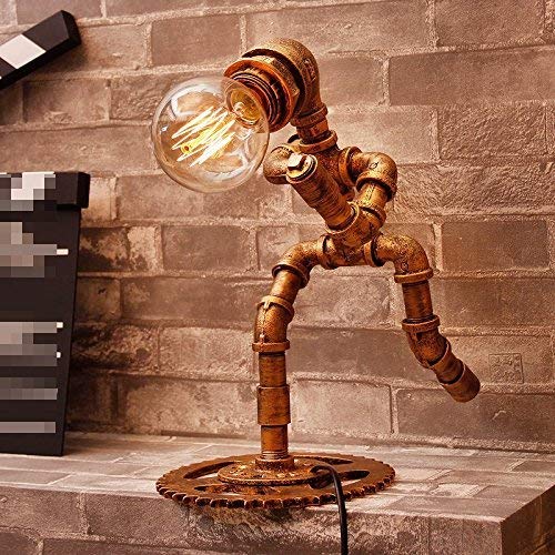 Lampe de bureau pipe à eau luminaire industriel loft chambre - 3