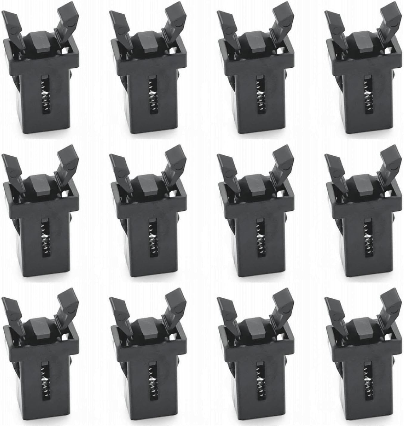 JZK 12 PCS Touch Bin Lid Catch Replacement Compatible with Brabantia Bin, Bin Latch Lock Repair, Bin Touch Lid Clips, Replacement Bin Clasp