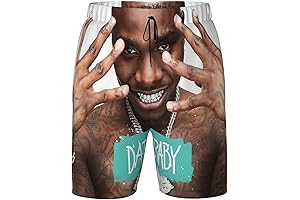 DaBaby Black Shorts: The Perfect Swim Trunks for Active Beachgoers
