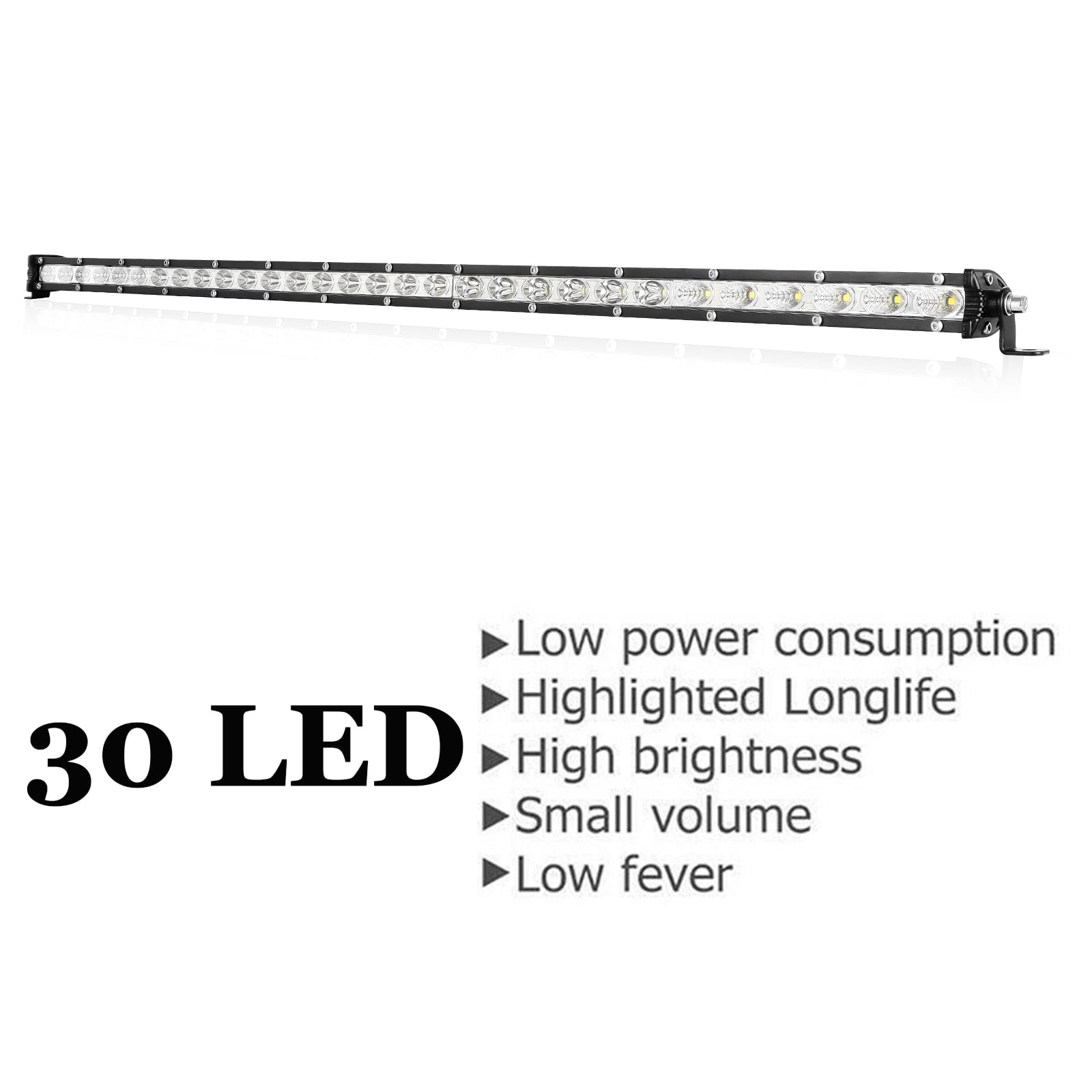 PICAA 32 cale 150 W światło LED bar pojedynczy rząd LED lampa terenowa powodziowa Combo Beam uniwersalna do łodzi SUV ATV ciężarówka SUV 12 V 24 V
