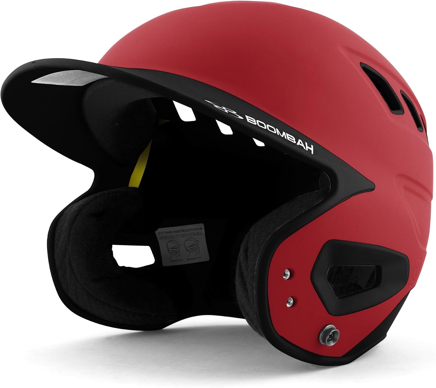 Boombah DEFCON Baseball/Softball Batting Helmet - Matte Two Tone CS - Multiple Color Options - 2 Sizes