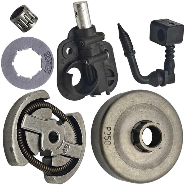 Clutch Drum Rim Sprocket Oil Needle Bearing Kit Fit For 350 351 Chainsaw Spare Part