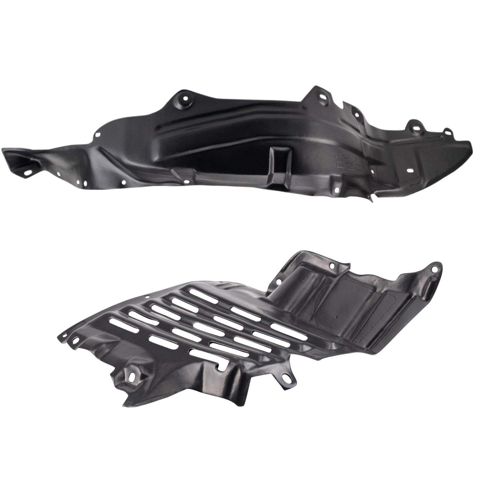 TRQ Inner Fender Liner Set Compatible with 2001-2005 Mazda Miata MA1249122 MA1250109