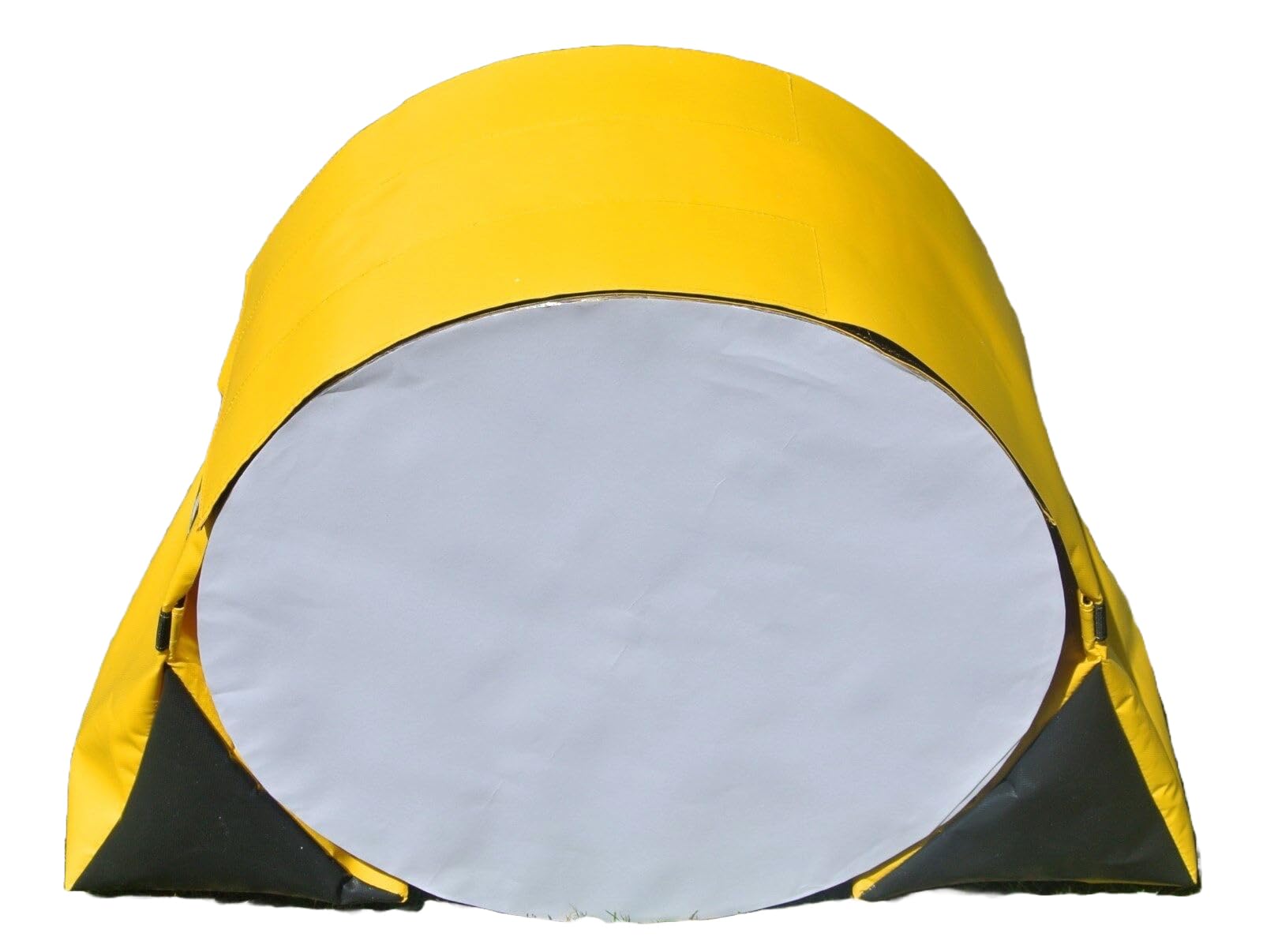 Church Products UK Dog Agility Training Tunnel Sandbags Adjustable (60cm - 80cm) Indoor Outdoor Apparatus UV PVC (Yellow/Black) *Tunnel Not Included*
