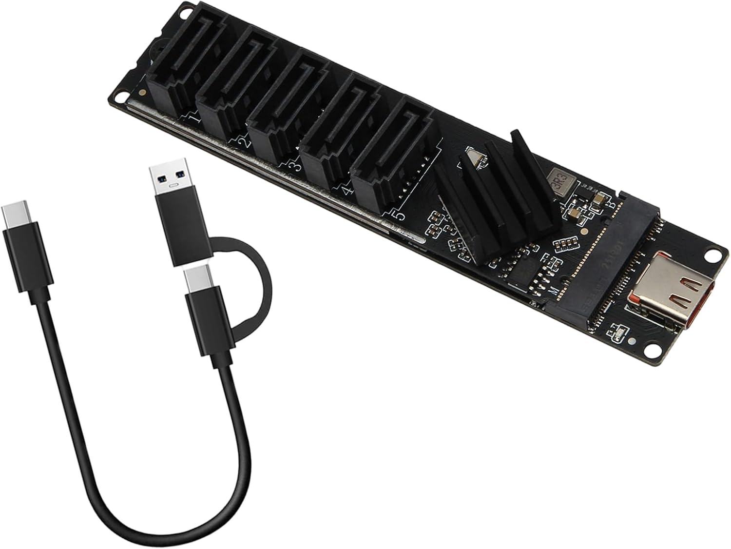 Multi Device USB Type C and USB a to SATA3.0 Adapter Card
