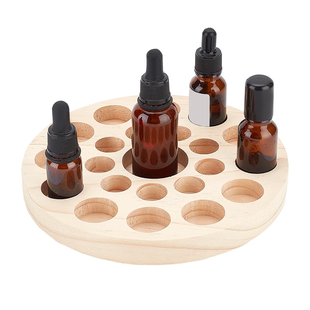 Support de rangement pour la maison en bois avec 22 emplacements flacon aromathérapie
