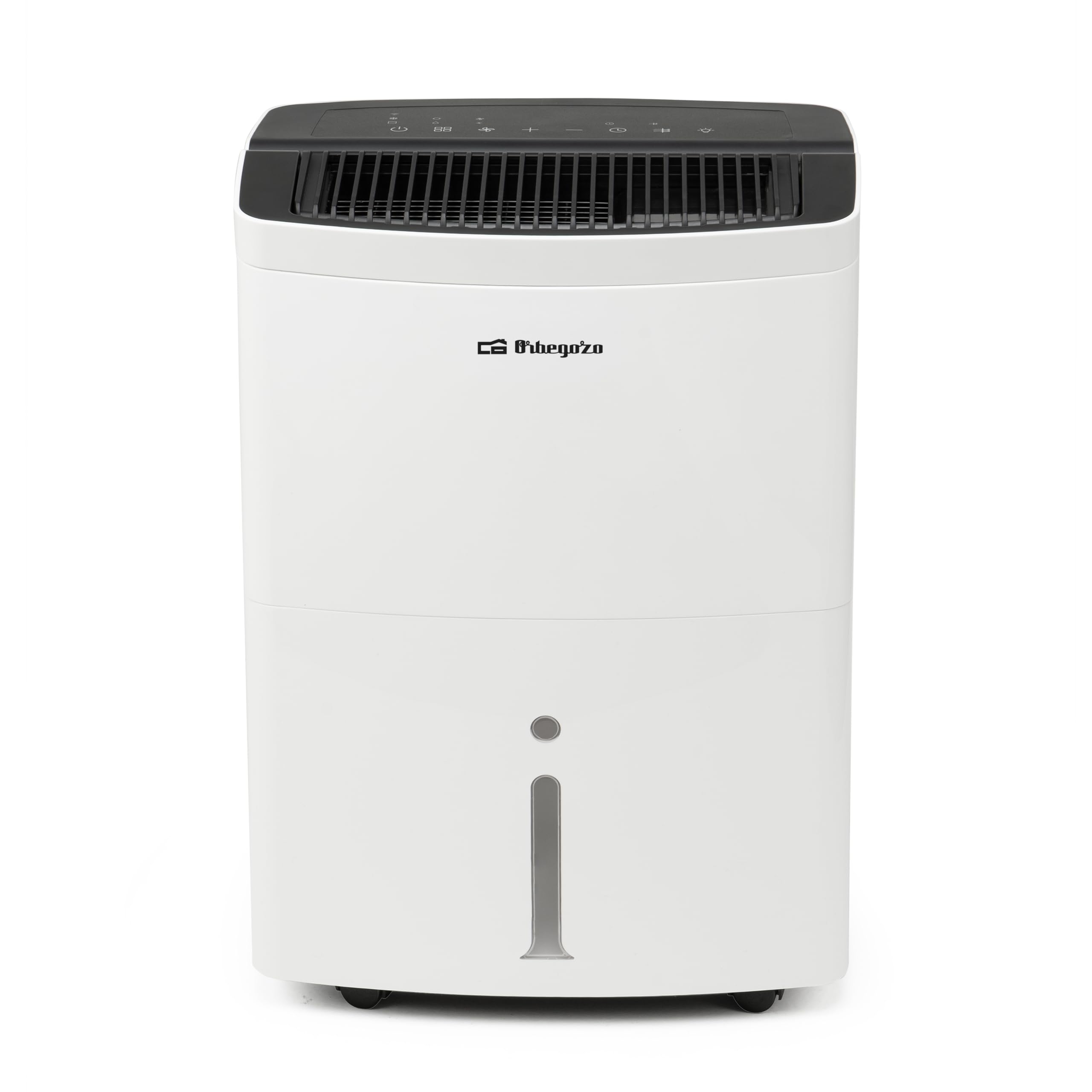 Orbegozo DH 3010 Osuszacz 30 l/dzień Obszar 140 m2 Wyświetlacz LED Ekologiczny gaz R290 Timer 24h Duży zbiornik 5.5L Filtr Zmywalny Kółka i uchwyt do zbierania kabli Zużycie 490W