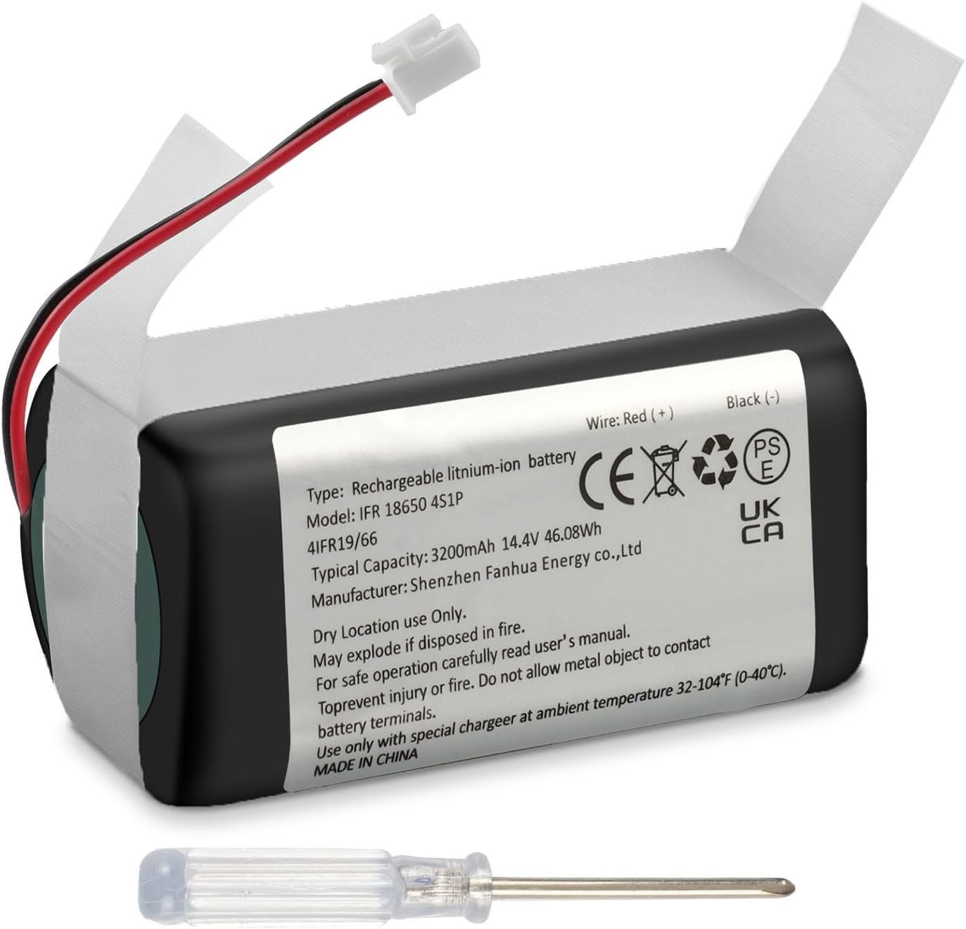 REYTRIC RVBAT850 Review: 3200mAh 2-Prong Shark Ion Robot Battery Replacement