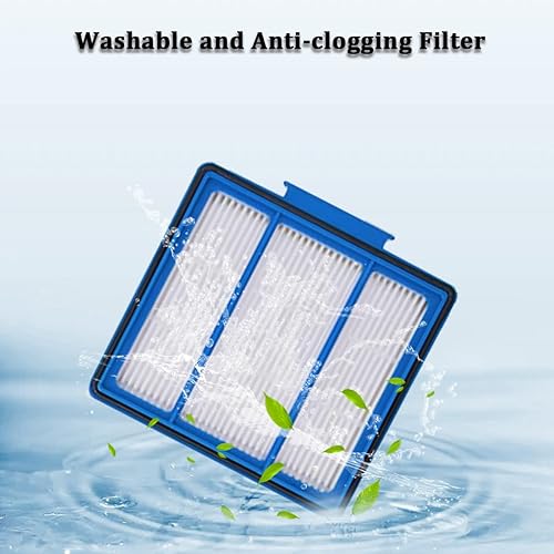 Miniatura 5 de Piezas de repuesto para Shark IQ R101 (RV1001), IQ RV101AE, AV912S, AV1002AE, UR1000SR Robot Aspiradora, con cepillo de rodillo, cepillos laterales,