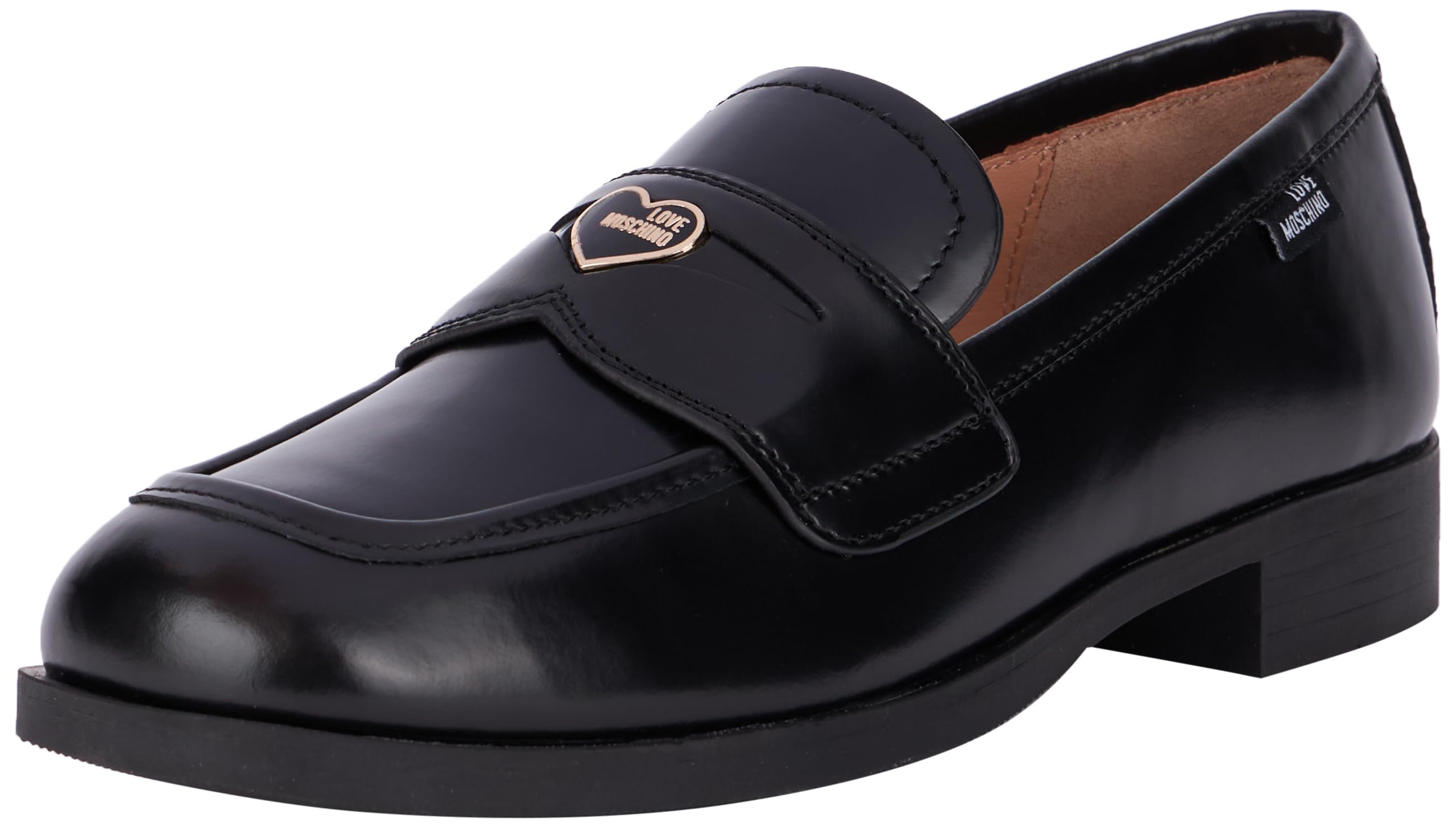 Love Moschino, Loafers Donna, Nero, 38 EU