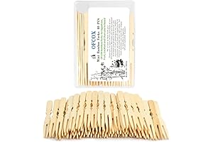 Elegant Mini Bamboo Cocktail Forks for Sophisticated Appetizers and Party Delicacies (60 PCS)