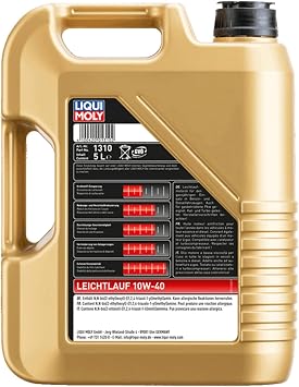 Liqui Moly Leichtlauf 10W-40 5L | 1310, smooth running 10W-40