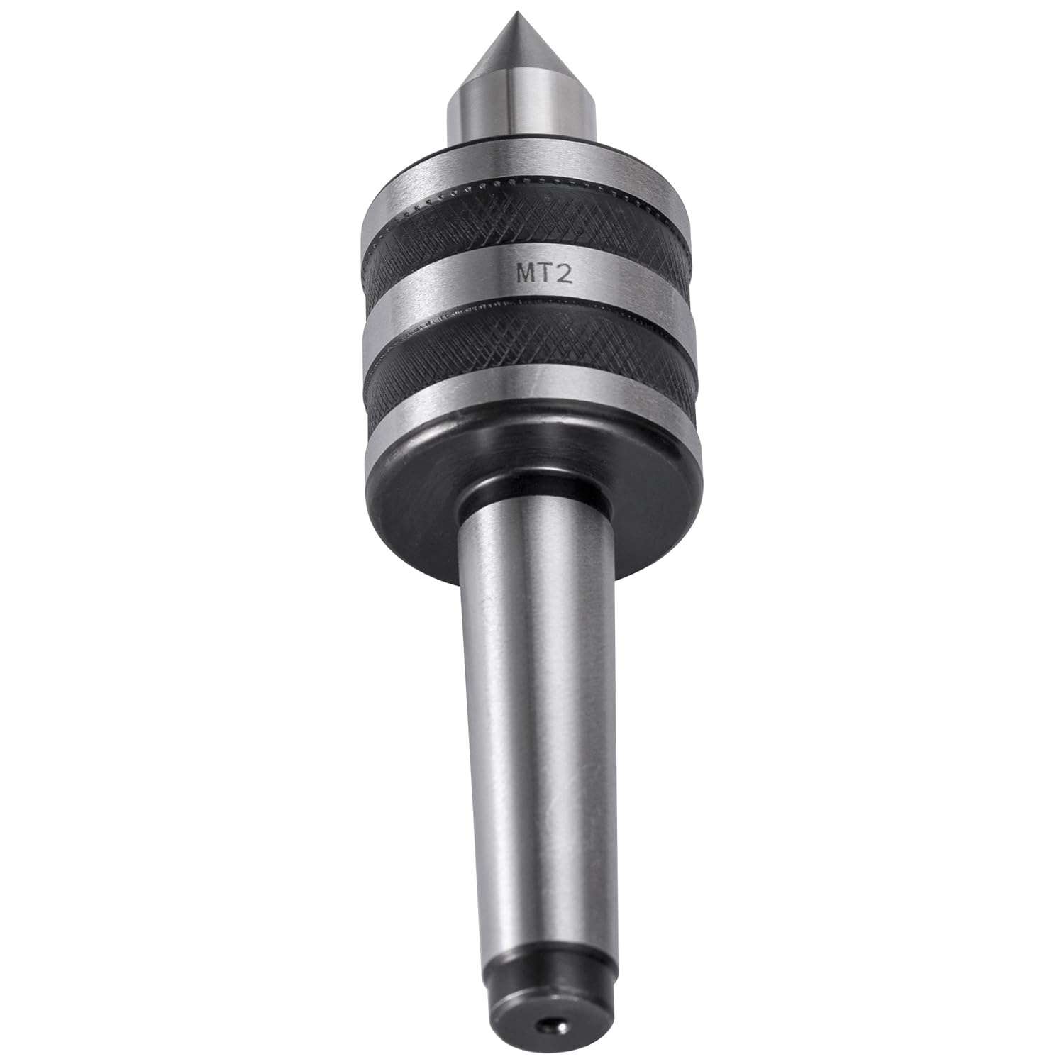 Heavy Duty MT2 Live Center, MT2 Precision Rotary Live Revolving Milling Center Taper Metal Work Lathe Tool for High Speed Turning, Lathe Medium Duty CNC Work (MT2 Live Center)