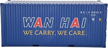 TANG DYNASTY 120 WAN HAI Shipping Container Model Abs Resin & Wood Toy Home Decoration Gift