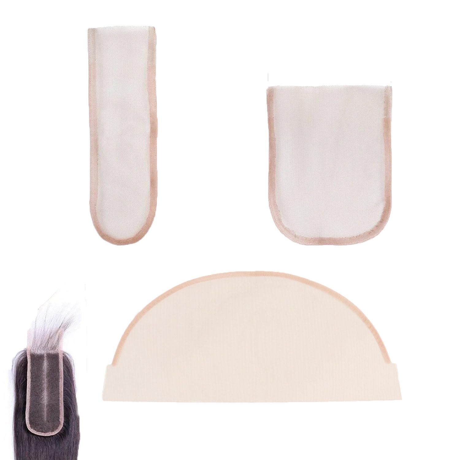 3 Pack Wig Lace Swiss Lace Net for Wig Making