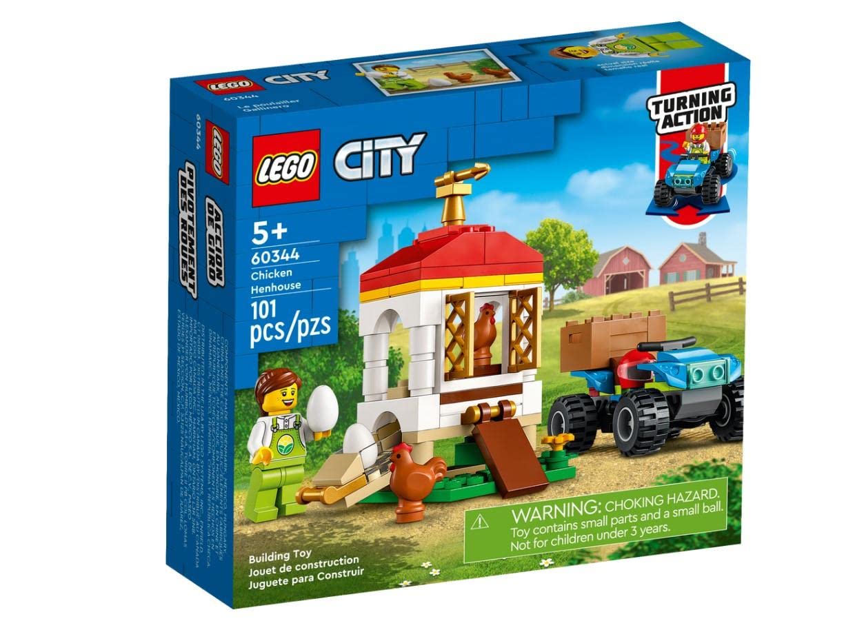 City Chicken Henhouse 60344 Building Kit (101 Pieces)