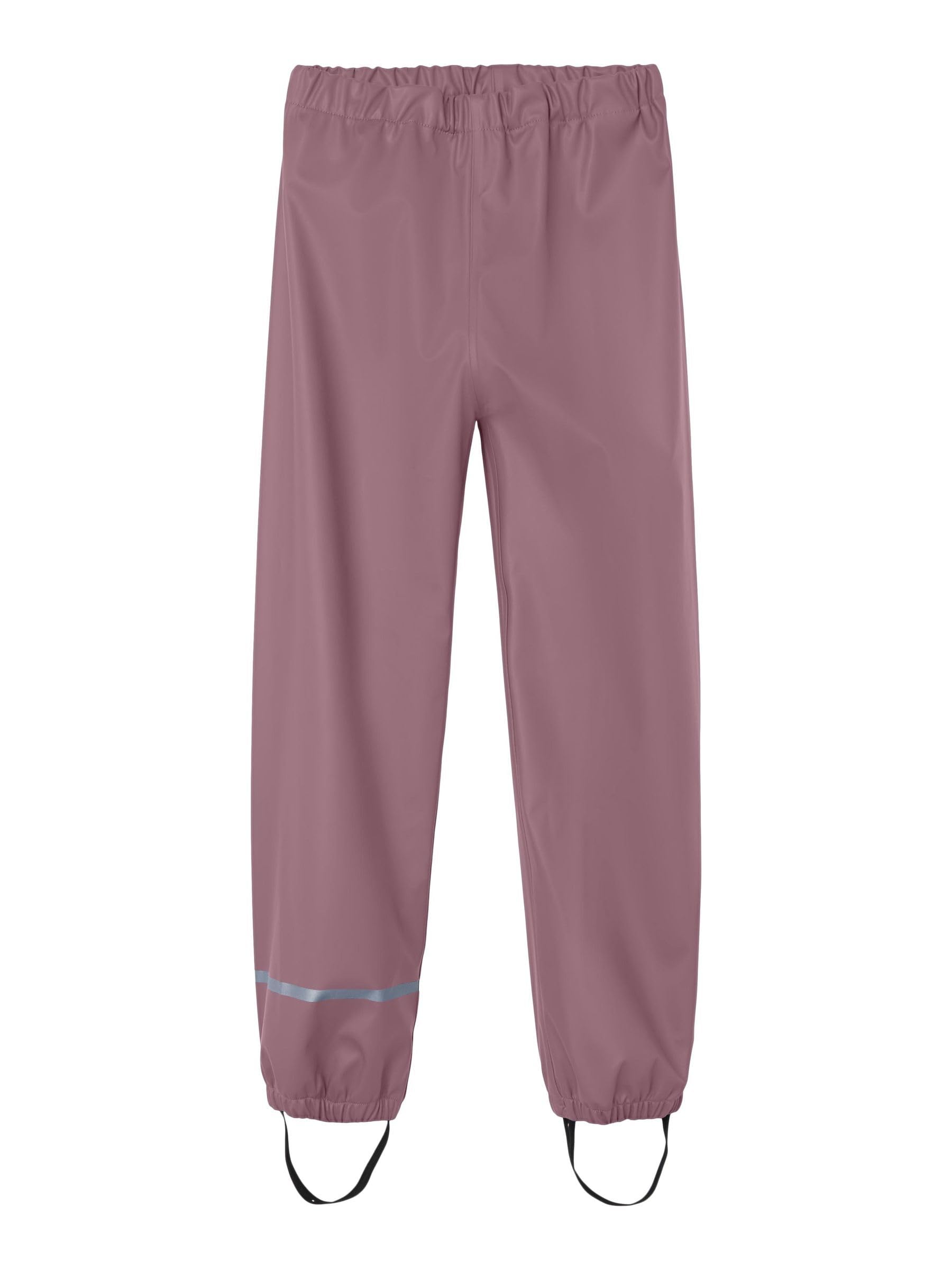 NAME IT Unisex Nkndry Rain Pant Fo Noos Jacke, Wistful Mauve, 122 EU