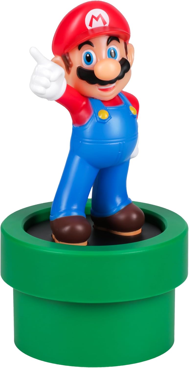 Paladone Super Mario Figure Light - Officially Licensed Nintendo Merchandise Featuring Mario, Home & Office Decor, Gift for Retro Gamers, Battery Powered - Image 2