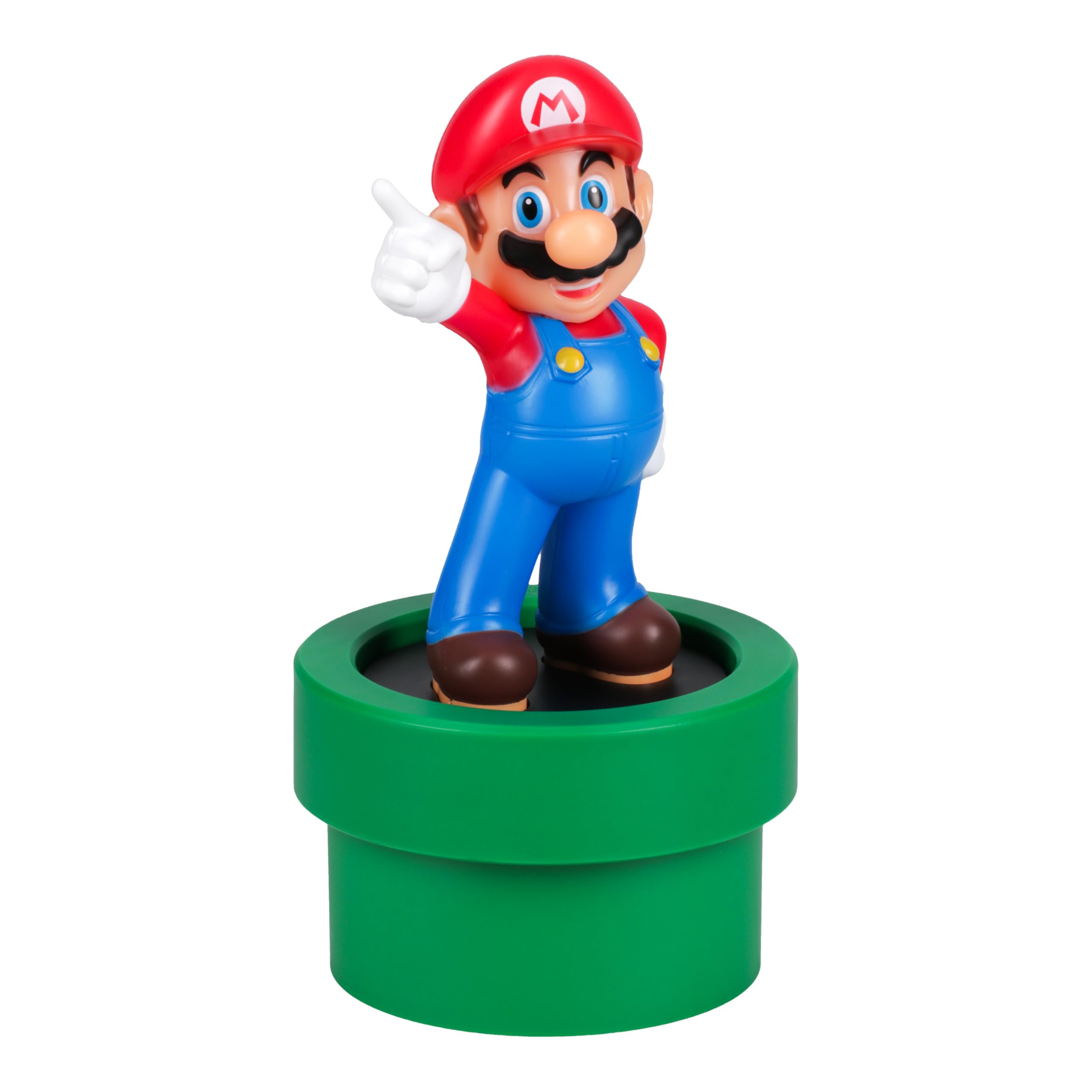 Lampa figurkowa Super Mario – oficjalnie licencjonowany produkt Nintendo z Mario, wystrój domu i biura, prezent dla graczy retro, zasilanie bateryjne | Paladone
