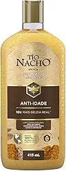 Tio Nacho - Shampoo Anti-idade para rejovelhecimento capilar, 415ml, devolve o Brilho os seus cachos
