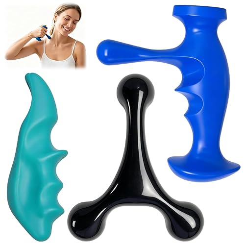 Abnaok Trigger Point Massage Tool for Deep Tissue, 3PCS Fascia